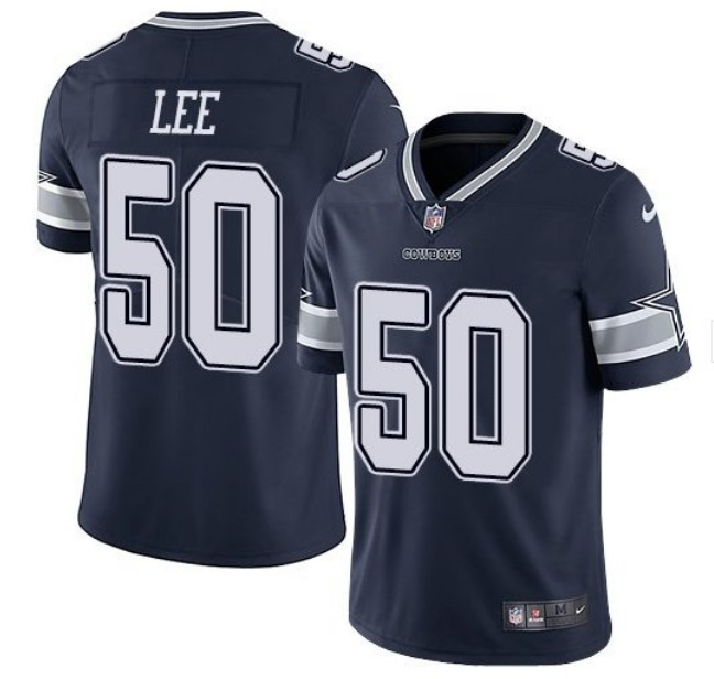 Youth Dallas Cowboys #50 Sean Lee Navy Vapor Limited Stitched NFL Jersey